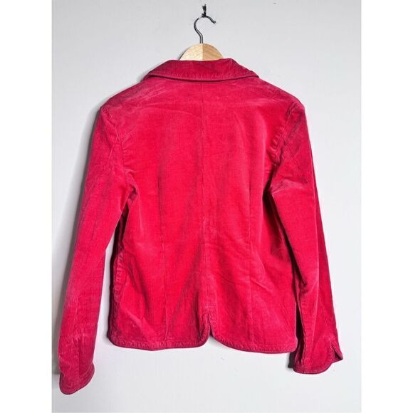 Vintage Y2K coral corduroy blazer SZ M - Picture 5 of 7
